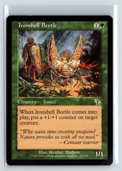 IRONSHELL BEETLE - Judgment - MTG Magic the Gathering Card - Common - Image 1