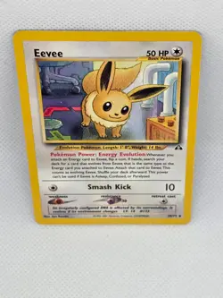 Pokemon Singles - Eevee (38/75) - Neo Discovery - Uncommon - MP/HP - Image 3