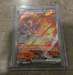 Team Rocket's Moltres ex 229/182 Full Art Holo Destined Rivals Pokemon - Image 1