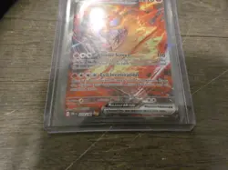 Team Rocket's Moltres ex 229/182 Full Art Holo Destined Rivals Pokemon - Image 3