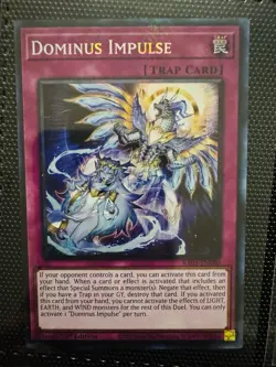 yugioh TCG Rarity Collection 5 Dominus Impulse Collector's Rare NM - Image 1