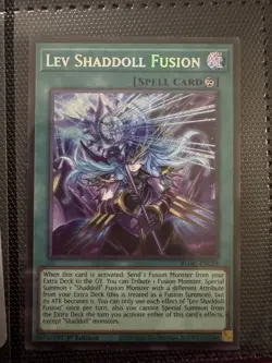 Konami Yu-Gi-Oh! Lev Shaddoll Fusion Ultra Rare Holo BLGG-EN024 1st Ed - Image 1