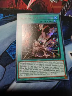 Yugioh Deception of the Sinful Spoils MP25-EN113 1ST ED NM SECRET - Image 1