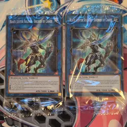 2 x Yugioh Black Luster Soldier - Soldier of Chaos BLC1-EN002 Secret Ltd Sealed - Image 1