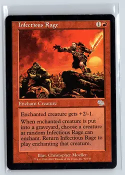 INFECTIOUS RAGE - Judgment - MTG Magic the Gathering Card - Uncommon - Image 1