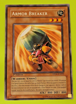 Yu-Gi-Oh Armor Breaker 1st Edition Rare DP06-EN009 Nm - Image 1