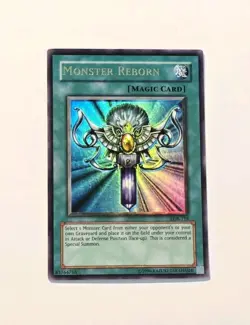 Yugioh Monster Reborn LOB-118 Ultra Rare LP - Image 1