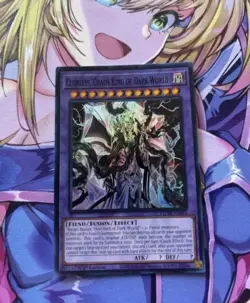 Yugioh Clorless, Chaos King of Dark World MZMI-EN014 Maze of Millennia 1st Ed NM - Image 1
