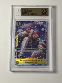 Donquixote Rosinante OP12-108 TR Treasure Rare One Piece Azure Seas Seven BGS 10 - Image 1