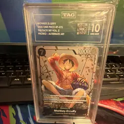 Monkey D. Luffy One Piece Card Game Promo Alt Art P-075 TAG 10 - Image 1