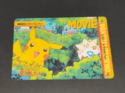 23 Pikachu & Togepi Pokemon Anime Collection 1998 Card Japanese Carddass eb265 - Image 1