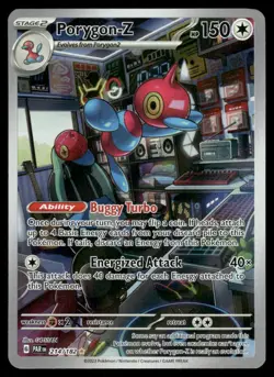 Pokemon Cards Porygon-Z 214/182 Paradox Rift Illustration Rare NM - Image 1