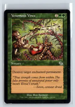 VENOMOUS VINES - Judgment - MTG Magic the Gathering Card - Common - Image 1
