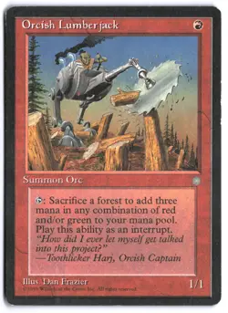Orcish Lumberjack - ICE: Ice Age MP MTG TCG - Image 1