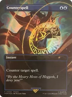 1x Counterspell ~~ Borderless (0002) - Foil NM-Mint, English Unique & Misc Promo - Image 1