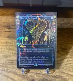 MTG Secret Lair Encyclopedia Altar of the Brood Near Mint HALO FOIL - Image 1
