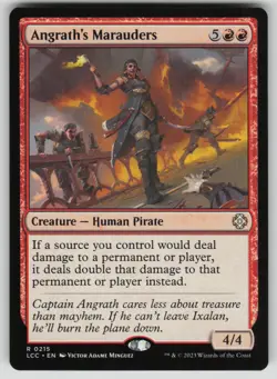 Angrath's Marauders Rare Commander: The Lost Caverns of Ixalan 215 MTG NM 2023 - Image 1