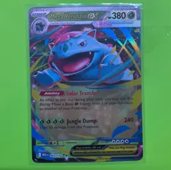 Mega Venusaur EX 003/132 ME01 Mega Evolution Double Rare Holo Pokemon TCG - Image 1