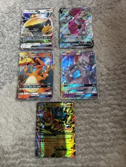 Pokemon GX EX V Card Lot Charizard Mewtwo Lucario Snorlax Hoopa - Image 1