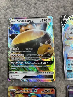 Pokemon GX EX V Card Lot Charizard Mewtwo Lucario Snorlax Hoopa - Image 3