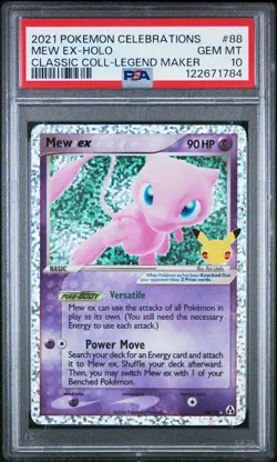 PSA 10 - Mew ex 88/92 SWSH Celebrations Classic Collection - Pokemon - Image 1