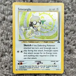 Pokemon TCG Smeargle 11/75 Neo Discovery 2001 English Holo Rare 50 HP - Image 1