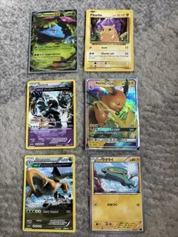 Pokemon Card Lot Venusaur EX Raichu GX Dragonite Pikachu Golurk & More - Image 1