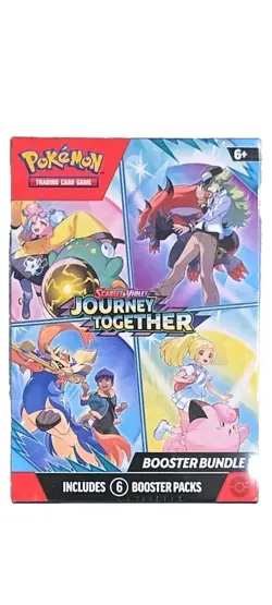 Pokemon TCG Journey Together Booster Bundle SEALED - 6 Booster Packs - Image 1