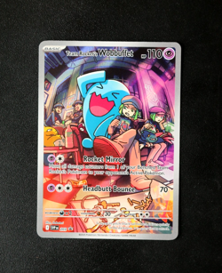 Pokemon Card - Team Rocket's Wobbuffet SVP203 Destined Rivals - ETB Promo - NM ⭐ - Image 1