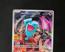 Pokemon Card - Team Rocket's Wobbuffet SVP203 Destined Rivals - ETB Promo - NM ⭐ - Image 2