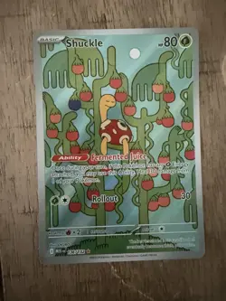 Pokemon TCG Shuckle Holo Mega Evolution Illustration Card 136/132 - Image 1