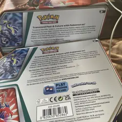 Lot of 2 Empty Pokemon Paldea Legends Tins (empty) - Image 1