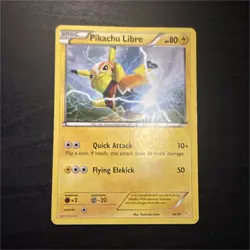 The Pokemon Company Pikachu Libre 14/30 XY Trainer Kit Regular Eng 80 HP 2016 - Image 1
