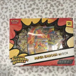 Pokemon TCG Mega Evolution: Ascended Heroes Mega Emboar ex Promo Box - Image 1