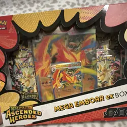 Pokemon TCG Mega Evolution: Ascended Heroes Mega Emboar ex Promo Box - Image 2