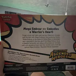 Pokemon TCG Mega Evolution: Ascended Heroes Mega Emboar ex Promo Box - Image 3