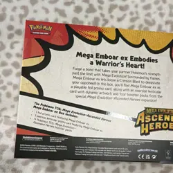 Pokemon TCG Mega Evolution: Ascended Heroes Mega Emboar ex Promo Box - Image 4