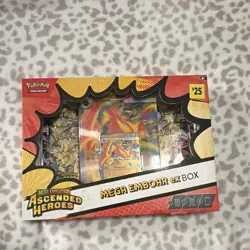 Pokemon TCG Mega Evolution: Ascended Heroes Mega Emboar ex Promo Box - Image 5