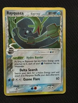 Pokemon Rayquaza Holon Phantoms Delta Holo Rare 16/110 DAMG - Image 1
