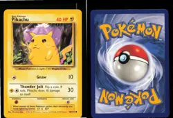 Pikachu 58/102 Common Base Set Unlimited Pokemon Lightly Played - Image 3
