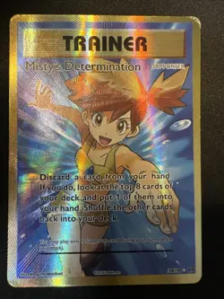Misty's Determination 108/108 - XY Evolutions Full Art Ultra Rare Pokemon TCG - Image 1