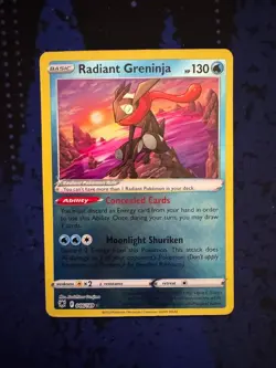 Pokemon tcg Radiant Greninja 046/189 Astral Radiance NM mint - Image 1