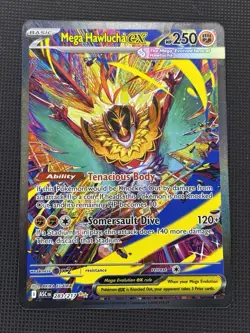 Pokemon TCG Mega Hawlucha Ex 283/217 Ascended Heroes Mint Condition - Image 1