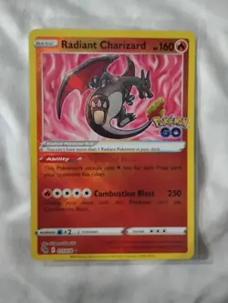 Pokemon Radiant Charizard Foil Card - Image 1