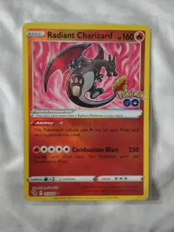 Pokemon Radiant Charizard Foil Card - Image 2