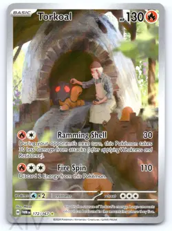 Torkoal 172/167 Pokemon Twilight Masquerade Illustration Rare - Image 1