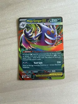 Pokemon Mega Gengar EX 073 MEP Promo Holo Stage 2 English 350 HP Psychic - Image 1