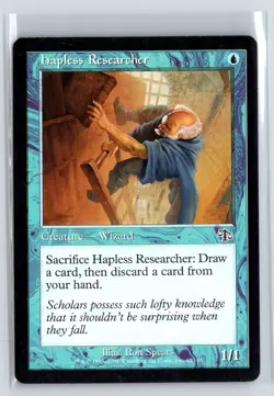 HAPLESS RESEARCHER - Judgment - MTG Magic the Gathering Card - Common - Image 1