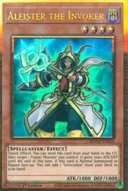 Yugioh - Aleister the Invoker (Premium Gold Rare) (1st Edition) - MAGO-EN016 (P) - Image 1