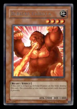 Berserk Gorilla IOC-EN013 Rare Invasion of Chaos Yu-Gi-Oh MP - Image 1